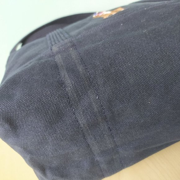 Polo Ralph Lauren Big Pony Canvas Tote Navy - Picture 8 of 16